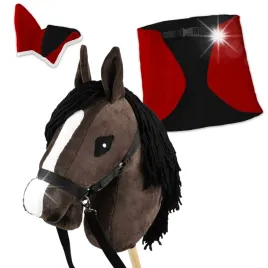zestaw-skippi-hobby-horse-gniady-derka-i-nauszniki-czerwona-i-czarna