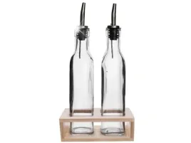 zestaw-do-oliwy-octu-2-butelki-szklane-z-dozownikiem-w-stojaku-300ml