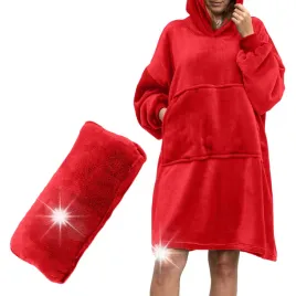 bluzair-bluza-koc-z-kapturem-xxl-ciepla-czerwony