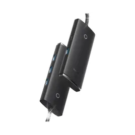 lite-series-przejsciowka-hub-usb-c-4x-usb-3-0-25cm-czarny