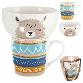zestaw-sniadaniowy-dla-dziecka-lama-kubek-miseczka-porcelanowy-2el
