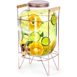 sloj-z-kranikiem-na-stojaku-55l-sloik-dystrybutor-do-napojow-lemoniady