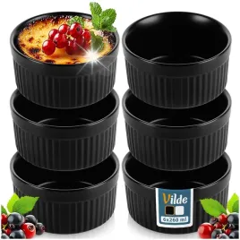 miseczki-do-zapiekania-ceramiczne-czarne-kokilki-260-ml-zestaw-6-sztuk