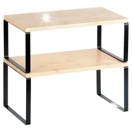 polka-kuchenna-drewniana-stojak-organizer-na-przyprawy-zestaw-2-sztuki