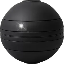 villeroyandboch-komplet-zestaw-naczyn-iconic-la-boule-7-el-czarny-dla-2-osob