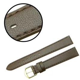 pasek-reda-14mm-gladki-brazowy-pasekzlota-sprzaczkabrazowe-przeszycie