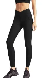 legginsy-damskie-czarne-prazkowane-dlugie-s-lrk