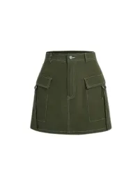 shein-spodnica-damska-zielona-prosta-mini-36-lrr