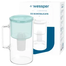 dzbanek-filtrujacy-szklany-wessper-wes202-mt-3l-mieta-1x-filtr-aquaclassic