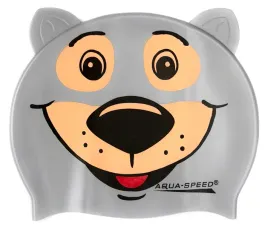 rozciagliwy-silikonowy-czepek-plywacki-dla-dzieci-aqua-speed-zoo-bear