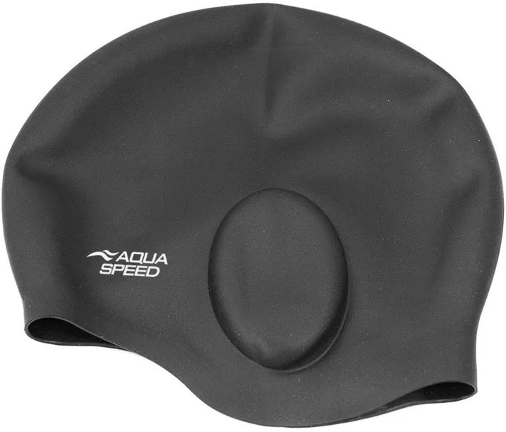 Czepek pływacki zakrywający uszy Aqua Speed Ear Cap 07 czarny