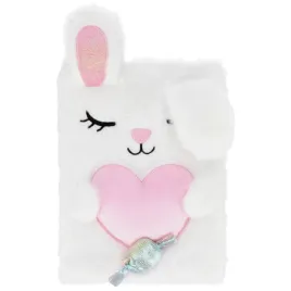 pamietnik-pluszowy-zamykany-a5-80k-rabbit-heart-starpak
