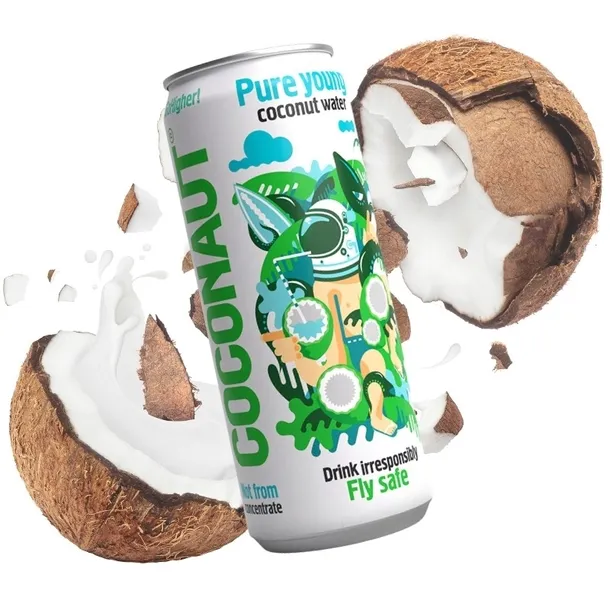 Woda Kokosowa Niegazowana Coconaut z Kokosa Orzeźwiająca 0,32 l