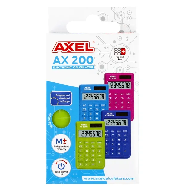kalkulator-ax-200g-axel-stan-nowy