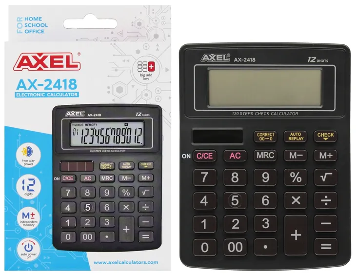 kalkulator-ax-2418-axel-stan-nowy