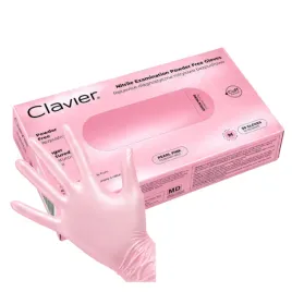clavier-rekawice-nitrylowe-bezpudrowe-perlowy-roz-m-50-sztuk