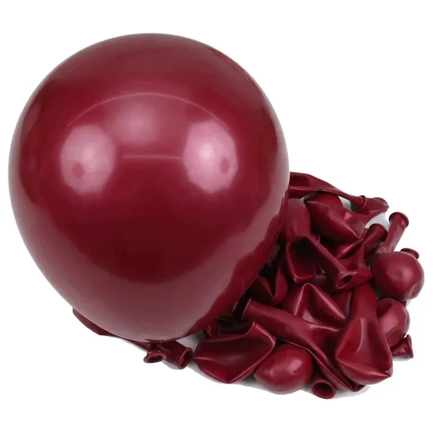 małe balony do girlandy bordowe czerwono-brązowe BL31 5' (12cm) - 100 szt