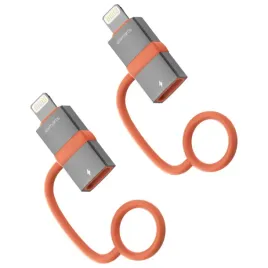 adapter-4smarts-usb-c-do-lightning-pd-27w-szary-2szt