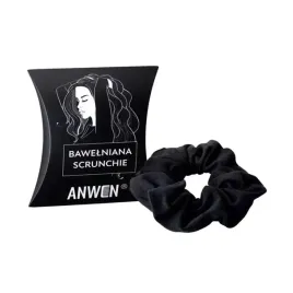 scrunchie-bawelniana-czarna-anwen-1-szt