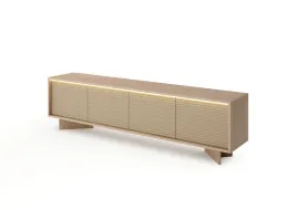 szafka-rtv-semi-e-204-cm-4d-cappuccino-ryflowane-fronty-led-jasne-drewno