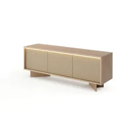 szafka-rtv-semi-f-154-cm-3d-cappuccino-ryflowane-fronty-led-jasne-drewno