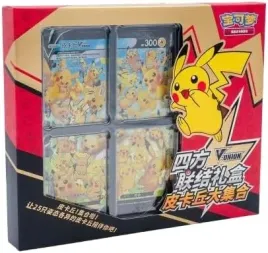 oryginalne-chinskie-karty-pokemon-tcg-pikachu-v-union-card-frame-box