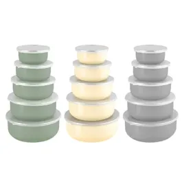 komplet-5-pojemnikow-emaliowanych-florina-z-pokrywkami-300-1500-ml-mix