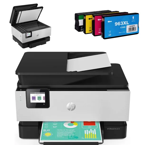 Drukarka Wielofunkcyjna Atramentowa Kolor HP OfficeJet Pro 9019 Wi-Fi 963