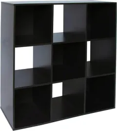 regal-na-ksiazki-3-poziomowy-9-polek-ciemno-brazowy-90x90x29-cm-pachira