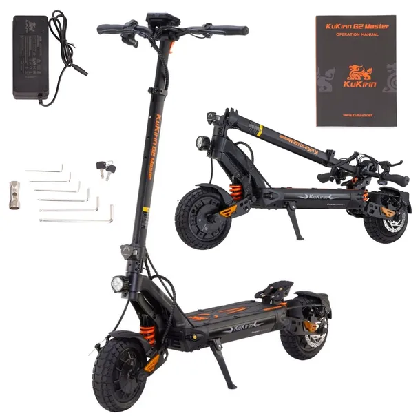 Nowy KuKirin G2 Master Pojazd elektryczny 2400W 52V 20,8AH 60KM/H+