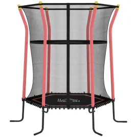 trampolina-dla-dzieci-homcom-1635-cm-czarna-czerwona-z-siatka-zabezpiecza