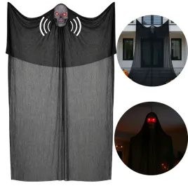 dekoracje-halloween-kotara-zaslona-na-halloween-maska-przerazliwe-dzwieki