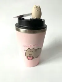 pusheen-kubek-termiczny-z-figurka-350-ml-hug-rozowy-good-morning