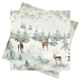 serwetki-33x33cm-3-warstwowe-swiateczne-jelenie-40-sztuk