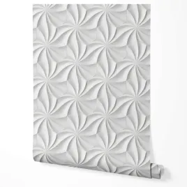 folia-okleina-tapeta-samoprzylepna-efekt-3d-biale-kwiatki-platki-ecru-tlo