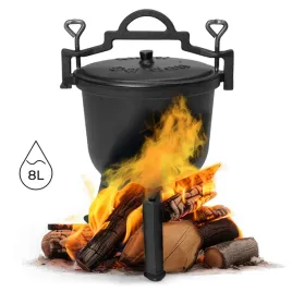 kociolek-zeliwny-stojacy-8l-garnek-mysliwski-ognisko-grill-multigarden