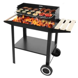 grill-weglowy-ogrodowy-na-kolkach-akcesoria