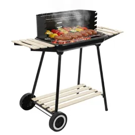 grill-weglowy-ogrodowy-na-kolkach-z-3-polkami-i-roznem