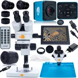 zestaw-mikroskop-optyczny-mercury-kamera-4k-hdmi-mata-uchwyt-wyswietlacz