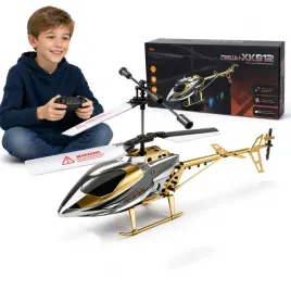 helikopter-rc-xk912-usb-c-na-pilota-zyroskop-led-zloty-dla-dzieci-prezent