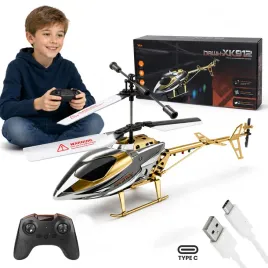 helikopter-rc-xk912-zdalnie-sterowany-usb-c-zyroskop-led-dla-dzieci-zloty