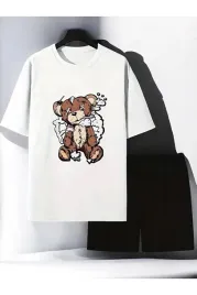 komplet-meski-bialy-t-shirt-z-misiem-i-czarne-spodenki-s-m-5ga