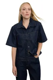 trendyol-koszula-damska-jeans-krotki-rekaw-kolnierzyk-guziki-m-5ea-m-5-a