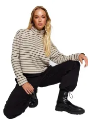 trendyol-bezowa-bluza-damska-w-paski-z-polgolfem-i-zamkiem-s-5ea-s-5-a