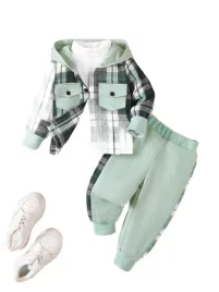 komplet-dzieciecy-bluza-w-krate-z-kapturem-i-spodnie-86-92-1la