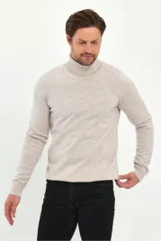 meski-sweter-z-golfem-bezowy-100percent-akryl-gladki-s-5ga