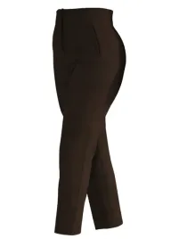 spodnie-damskie-proste-wysoki-stan-brazowe-xl-1la