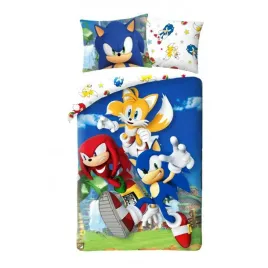 posciel-bawelniana-160x200-sonic-niebieska-kolorowa-dwustronna-halantex
