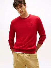 tommy-hilfiger-czerwony-sweter-meski-z-logowaniem-bawelniany-xl-7ca