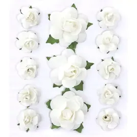 kwiaty-papierowe-z-lodyzka-roze-13szt-op-na-slub-dekoracyje-biale